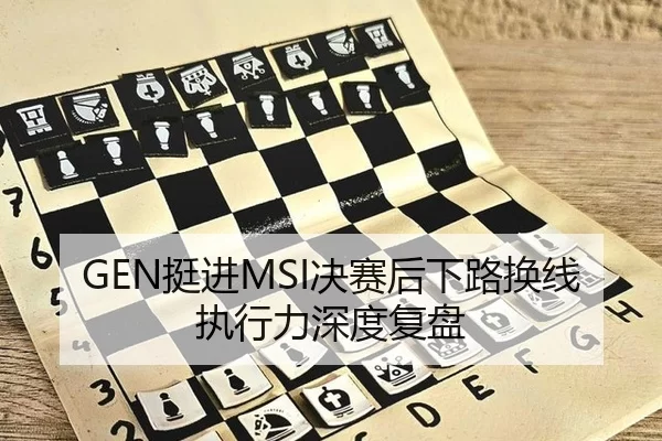 GEN挺进MSI决赛后下路换线执行力深度复盘